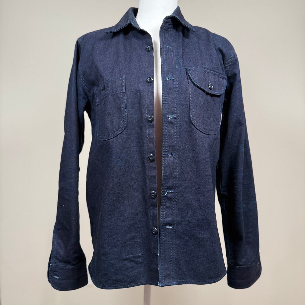 Rogue Territory Work Shirt - Indigo Selvedge Canvas - Size M